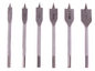 Toolway 6PC Drill Bits Wood Boring 6in Set