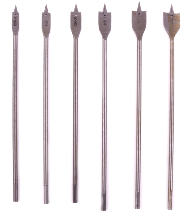 Toolway 6PC Drill Bits Wood Boring 12in Set