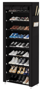 Portable Shoe Rack Grey 23.6×11.8×63 inches.