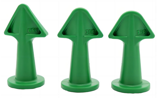 Toolway 3PC Rubber Caulk & Grout Nozzle Applicator