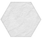 Sarana Norland Hexagon Tile White
