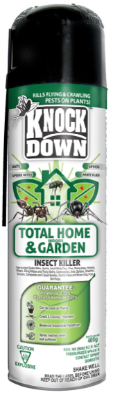 Seasonal:Total Home & Garden Insect Killer 0.25% Pyrethrin 1.25% PBO Aerosol 400g