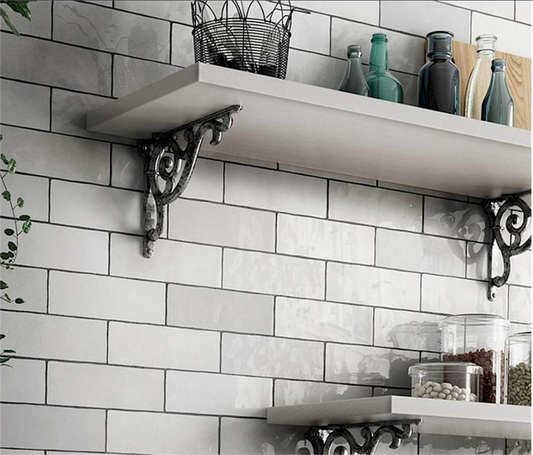 CENTURA  Tile- Artisan White Glossy