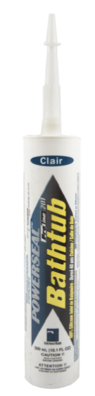 Proline Powerseal Kitchen/Bath Silicone Caulking/Sealant 300ml Clear