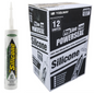 Proline 104 General Purpose 100% Silicone Sealant 300ml Aluminum
