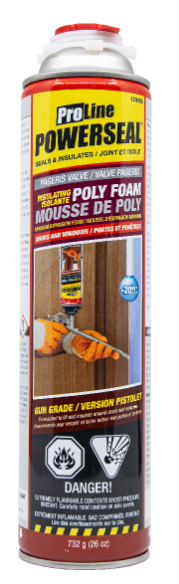 Powerseal Window & Door Foam -20˚ with Pageris Valve 732G