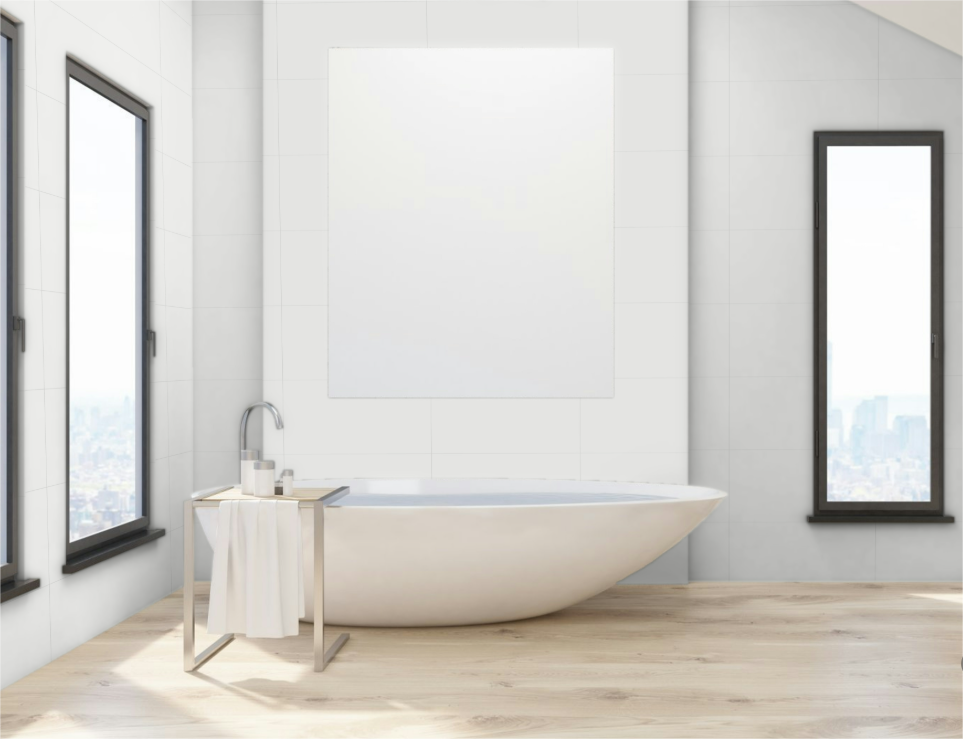 Centura Simplicity Element White 12 x 24 Glossy Tile