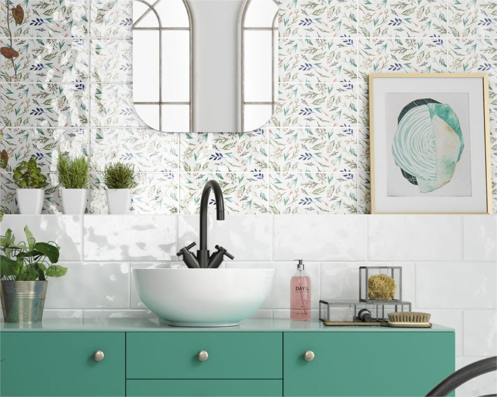 Tile/Mosaic:Centura Dream Decorado 6x12 Glossy