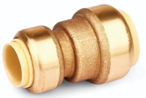 Shark Bite Reducing Straight Coupling 3/4" x 1/2" Lead Free