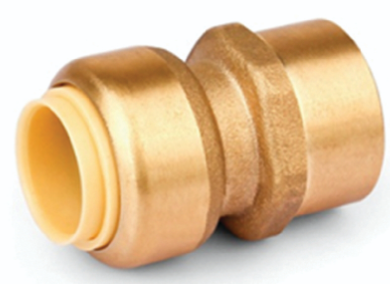 Shark Bite FNPT Straight Lead Free Push Coupling 1/2" x 1/2"