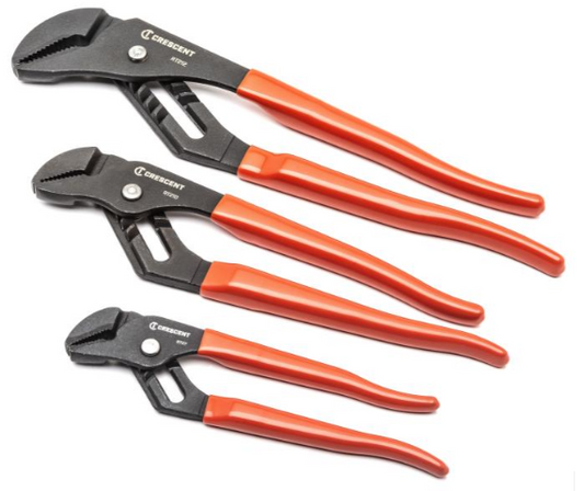 Crescent 3 Piece Tongue & Groove Plier Set