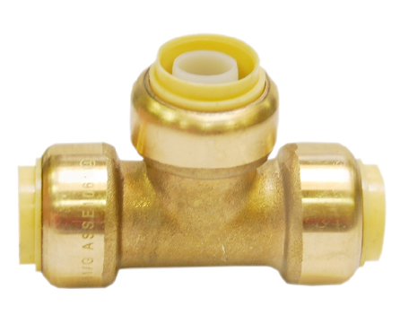 Shark Bite Push Fit Tee 1/2" x 1/2" x 1/2" Lead Free