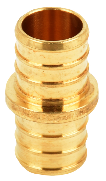 Pex Brass Coupling Barb To Barb 1/2in
