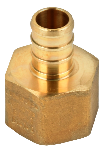 Brass Pex Adapter 1/2" Barb x 1/2" FPT