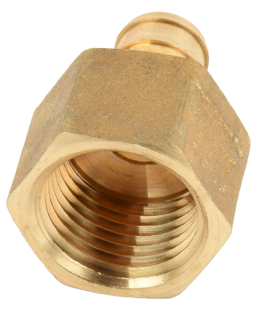 Brass Pex Adapter 1/2" Barb x 1/2" FPT