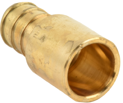 Pex Brass Sweat Adpt. 1/2" x 1/2"