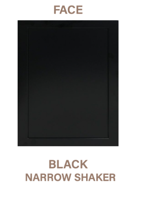 Classic Brand Econoline Base Cabinet Black Shaker B24-NBS