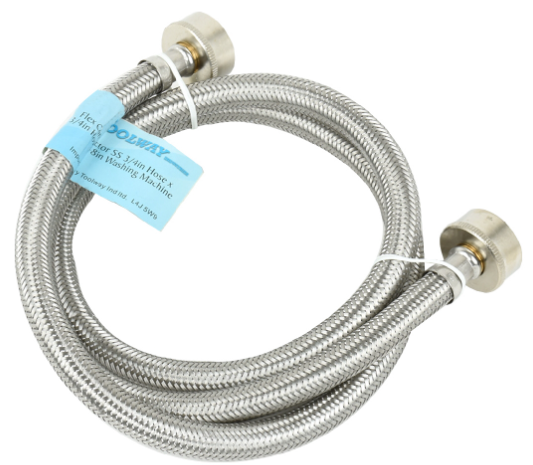 Flex Hose SS 3/8" x 3/4" - 48" Washing Machine