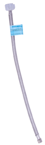 Flex Hose SS 3/8" Comp x 7/8" Ballcock 20" - Toilet