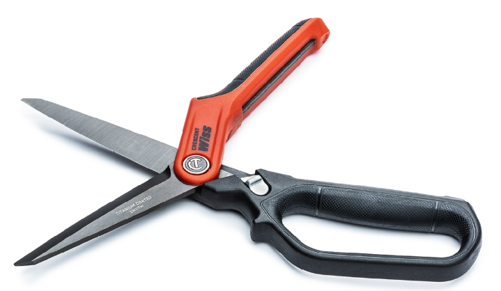 Crescent Wiss Heavy-Duty Titanium Coated Single Ring Tradesman Shears 11in