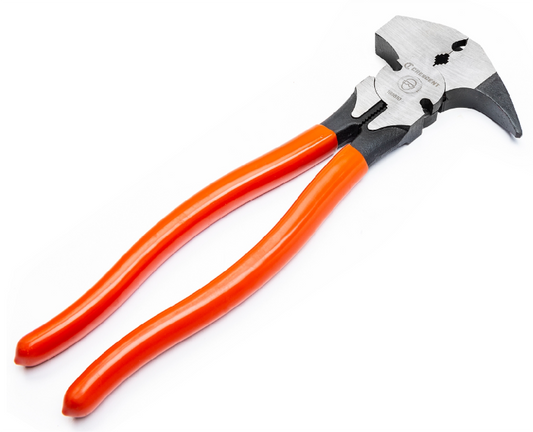 Crescent Dual Staple Grip Joint Fence Tool Pliers 10in Dipped Handle