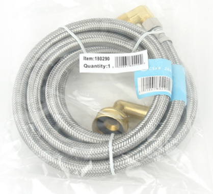 Flex Hose SS 3/8" Comp x 3/8" MIP - 72" Dishwasher