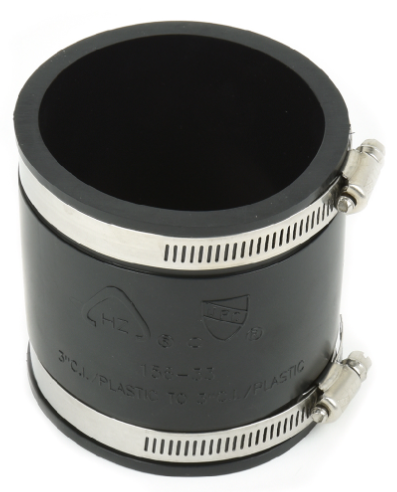 Flex Coupling 3in x 3in Pls / C.I. to Pls / C.I..