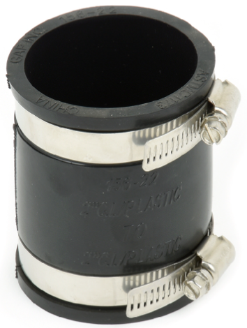 Flex Coupling 2in x 2in Pls / C.I. to Pls / C.I.