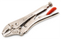 Crescent Curved Jaw Locking Pliers With Wire Cutter 5in