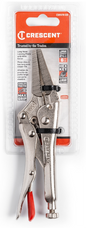 Crescent Long Nose Locking Pliers With Wire Cutter 9in