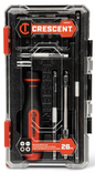 Crescent 26PC Ratcheting Bit Driver Set