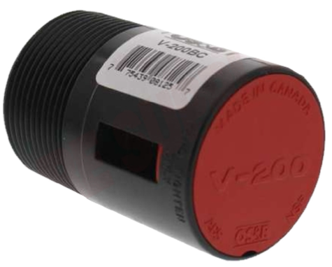 Black Plumbing Vent 1.5"