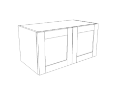 Classic Brand Fundamentals Wall Cabinet W3018-SSW