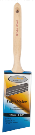Paint Brush 2.5" Angle Nylon/Poly