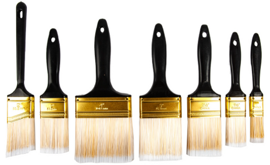 7PC Professional Synthetic Paint Brushes Set (1in; 1½in; 2in; 2in; 2½in)
