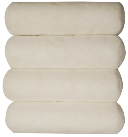 4PK Paint Roller Refill Microfiber 9.5", 12 mm Pile