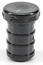 Poly Pex Plug 3/4" Black Barb to Barb 24PK