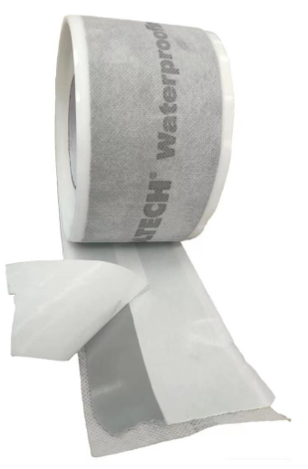 XPS Single Sided Butyl Weatherproof Sealing Rubber Tape 3-1 / 8in x 16ft Gray