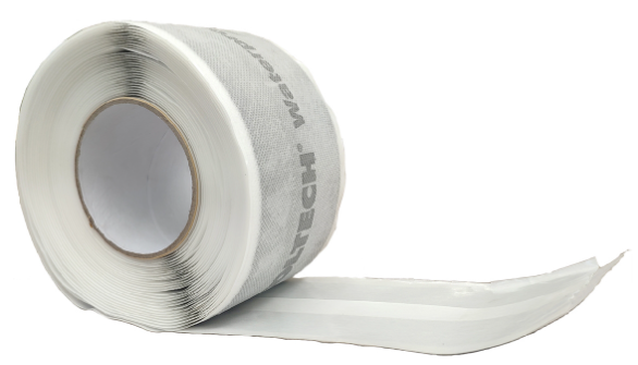 XPS Single Sided Butyl Weatherproof Sealing Rubber Tape 3-1 / 8in x 16ft Gray