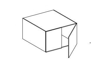 Divine Cabinetry Wall Cabinet W362124-ML