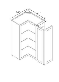 Divine Cabinetry Corner Wall Cabinet S6-SCW244224