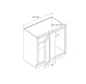 Divine Cabinetry Base Cabinet S6-BBC42