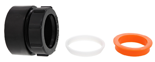 ABS 2-in-1 Combination Trap Adapter 1½in Black