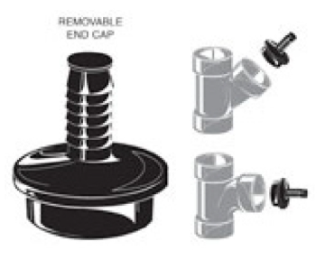 ABS Barb Bushing 1 1/2" x 1/2" #6300