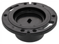 ABS Adj. Floor Flange with Test Plate 4" x 3"