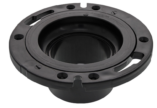 ABS Adj. Floor Flange 4" x 3"