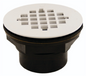 2" White Shower Drain ABS 3133-105