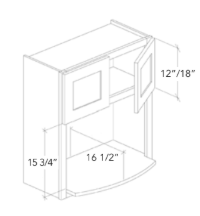 Divine Cabinetry Wall Cabinet H8-WBL2736