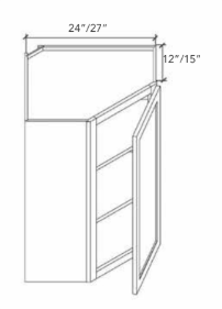 Divine Cabinetry Wall Cabinet H8-WDC2436
