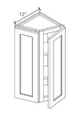 Divine Cabinetry Wall End Corner Cabinet H8-WEC1230